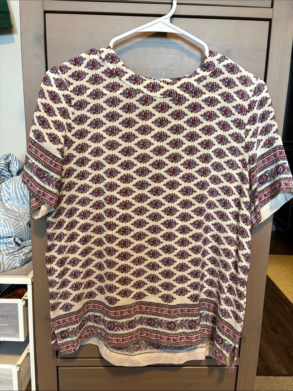 Madewell floral Short Sleeve